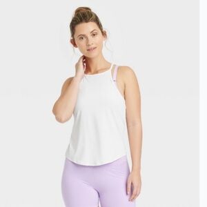 #G022 All in Motion White Women's Tank Top